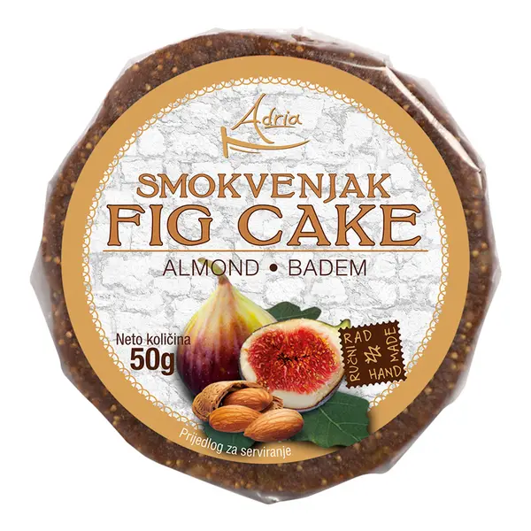 ADRIA SMOKVENJAK S BADEMOM 50 g-0