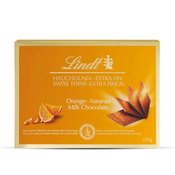 LINDT THINS NARANČA LISTIĆI 125 g-0