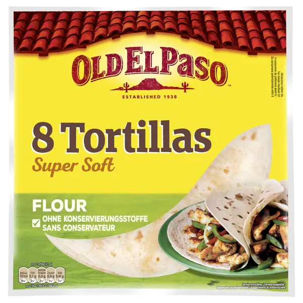 OLD EL PASO PŠENIČNA TORTILJA 20 cm-0