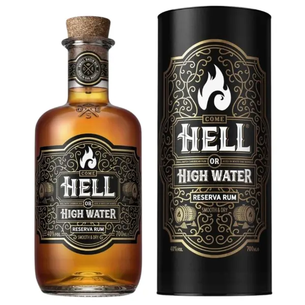 COME HELL OR HIGH WATER RESERVA RUM + POKLON KUTIJA-0