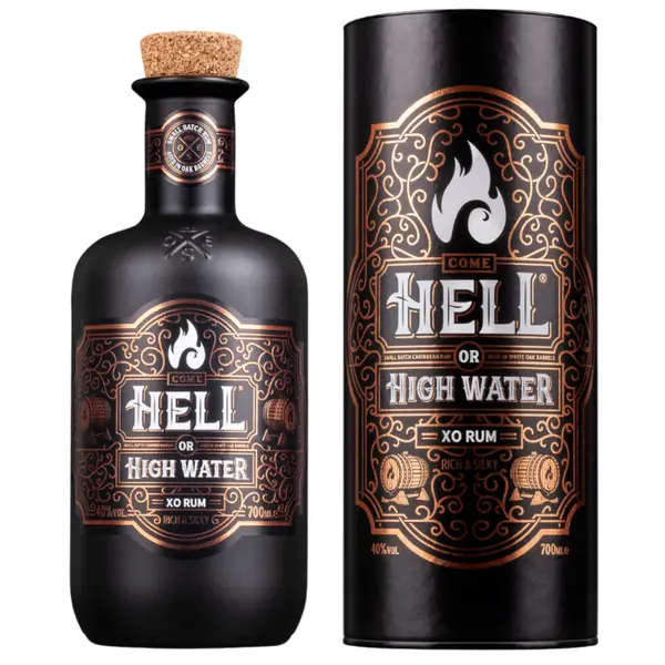 COME HELL OR HIGH WATER XO RUM + POKLON KUTIJA-0