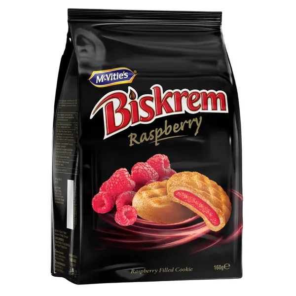 BISKREM S PUNJENJEM OD MALINE 160 g-0