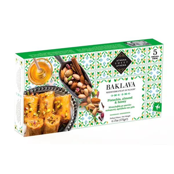 BAKLAVA PISTACIJA BADEM MED 175 g-0