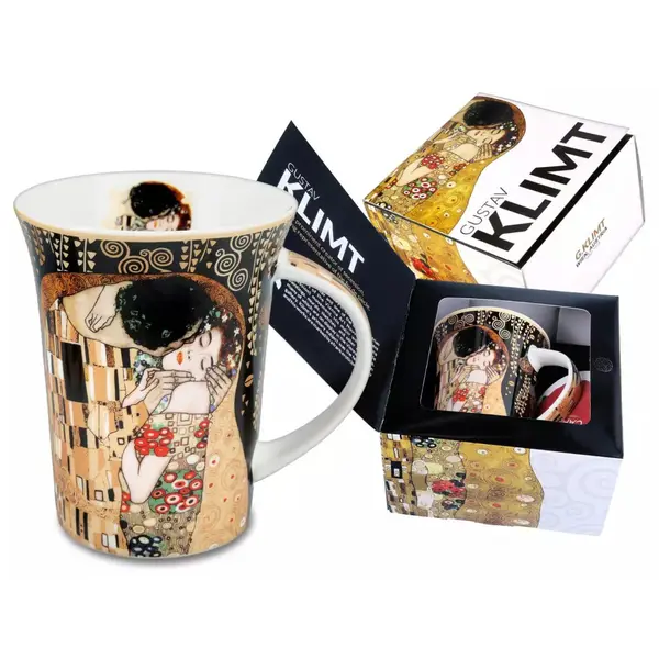 KLIMT MUG KISS - BLACK-0