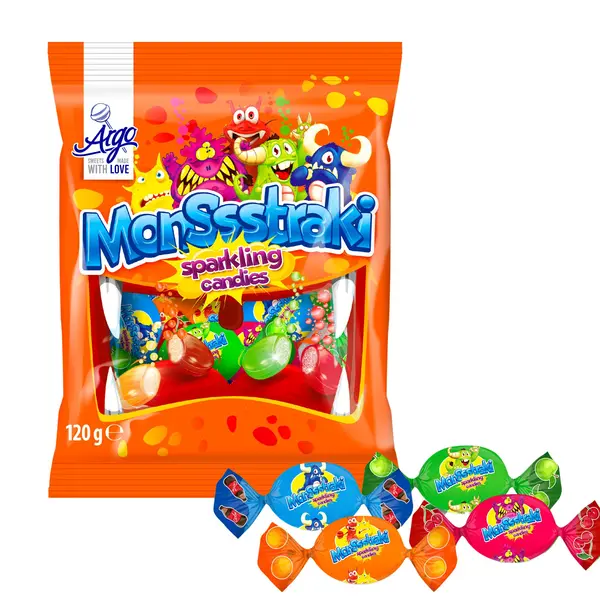 HARD CANDIES WITH FIZZY FILLING 120 g-0