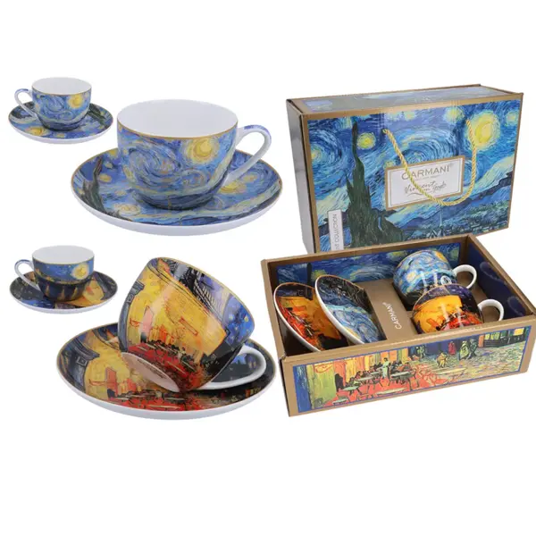 VAN GOGH SET STARRY NIGHT AND TERRACE-0