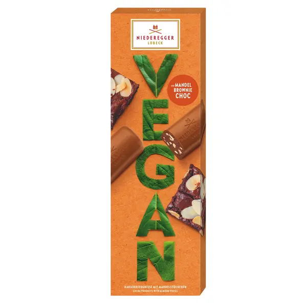 POKLON KUTIJA NIEDEREGGER VEGAN ALMOND BROWNIE OD 8 MINI PLOČICA 100 G-0