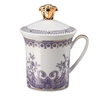 VERSACE GRAND DIVERTISSEMENT MUG WITH LID