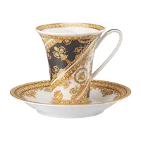 VERSACE I LOVE BAROQUE ESPRESSO CUP AND SAUCER