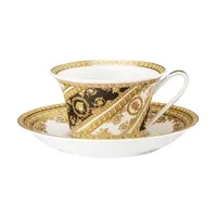 VERSACE I LOVE BAROQUE TEA CUP AND SAUCER